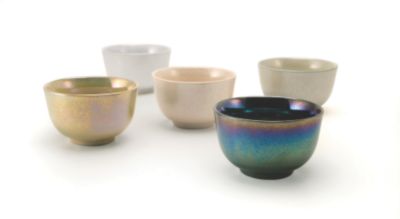 Metallic Tea Cup Set